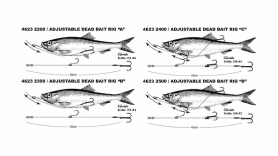 Spro HD Baitfish Dead Bait Rig 7*7 Wire - Afbeelding 3