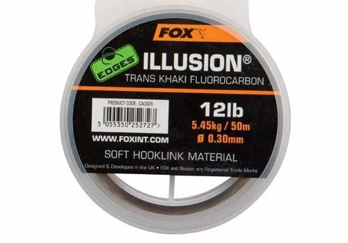 Fox Illusion Soft Hooklink 12lb 0.30mm